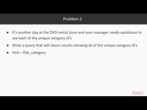 PostgreSQL 11 in 7 days Assignment Review from Day 2 | packtpub com