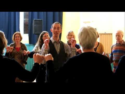 Teaching the Breton dance "An Dro" (short)