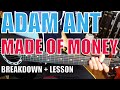 Adam Ant - Made of Money - Guitar Tutorial