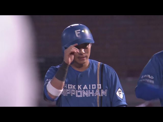 【12回表】待望の一打!! ファイターズ・上川畑大悟のタイムリーヒットで勝ち越し!!  2024年4月23日 東北楽天ゴールデンイーグルス 対 北海道日本ハムファイターズ