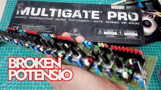 Video thumbnail for Behringer MULTIGATE PRO XR 4400 / Fix Broken Pot by TRISNOIZED