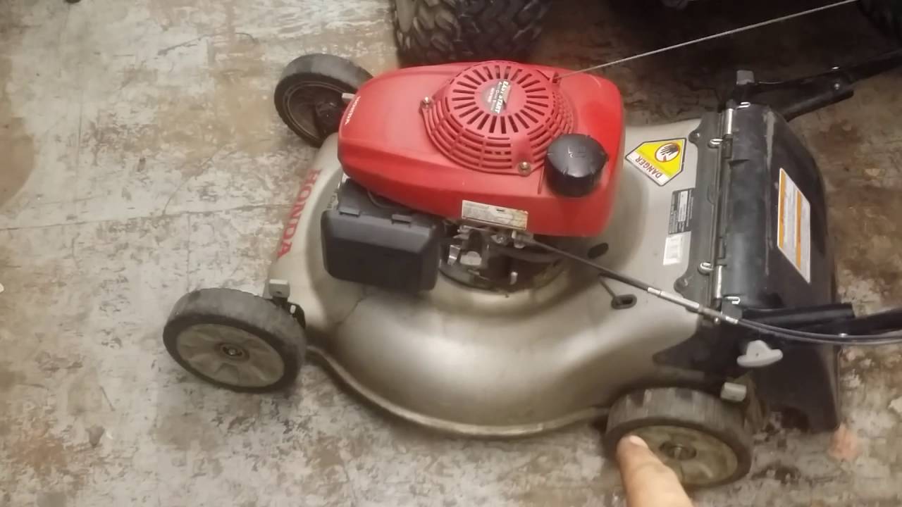 How to fix Honda lawnmower self propel