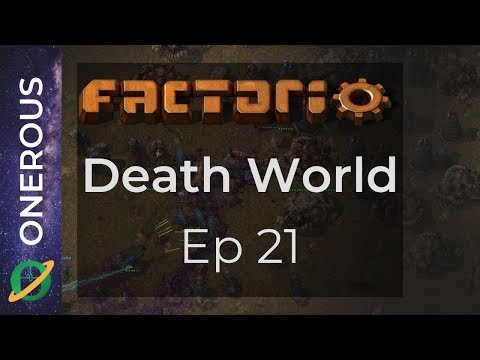 Factorio Death World Ep 21: Defender capsules are amazing