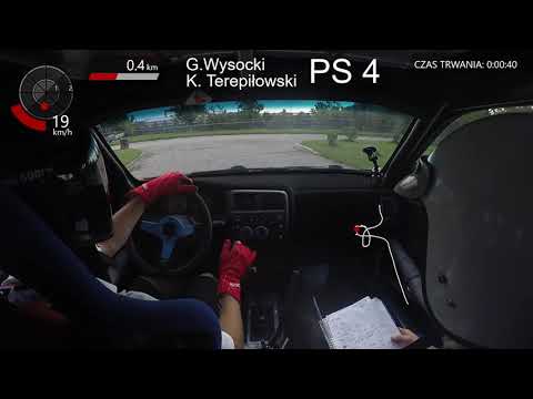 3 Rajd Bielska Podlaskiego PS4 MPEC 2 Wysocki / Terpiłowski Nissan Almera N15 GTi