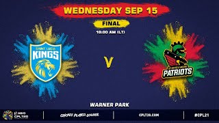 LIVE | Final | Saint Lucia Kings vs St Kitts & Nevis Patriots | CPL 2021