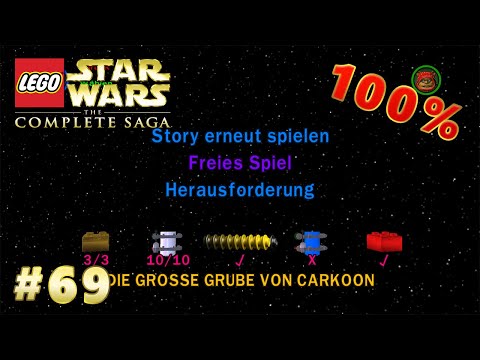 Lego Star Wars: Die komplette Saga #69 Die große Grube von Carkoon 💎100% | German |No Commentary|