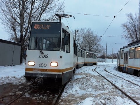 Cab view Linia 40 : Sf. Vineri - Complex RATB Titan ( Bucuresti )