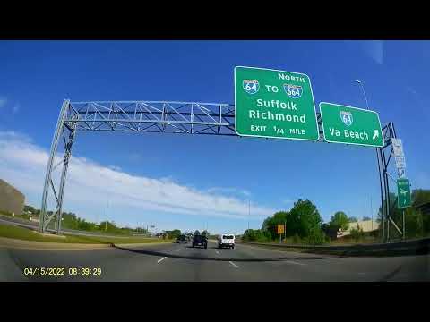 Tour of Virginia | Drive from Chesapeake, Virginia to Norfolk, Virginia