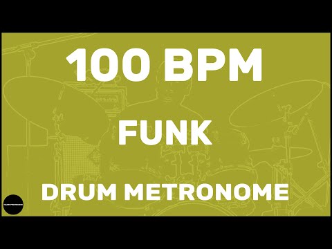 Funk | Drum Metronome Loop | 100 BPM