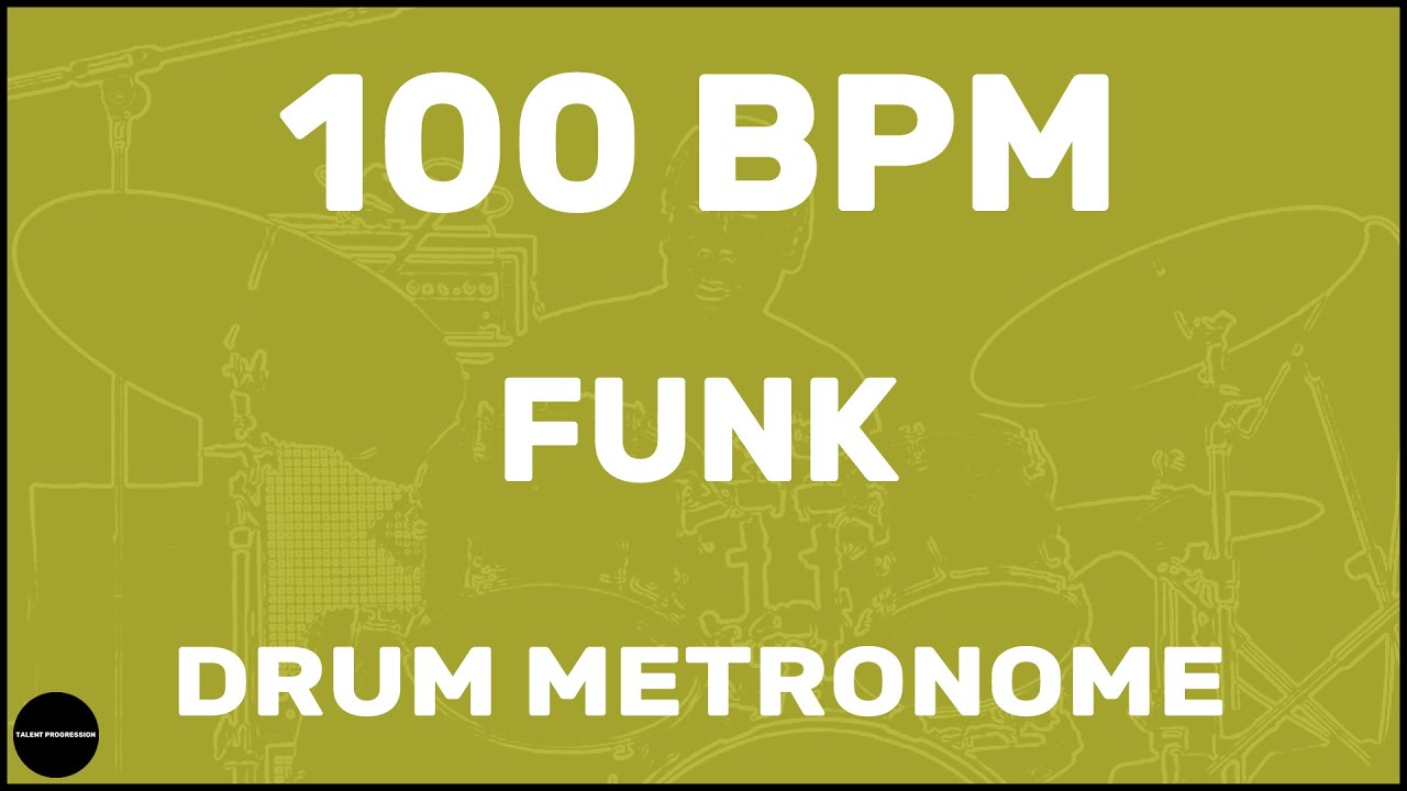 Funk | Drum Metronome Loop | 100 BPM