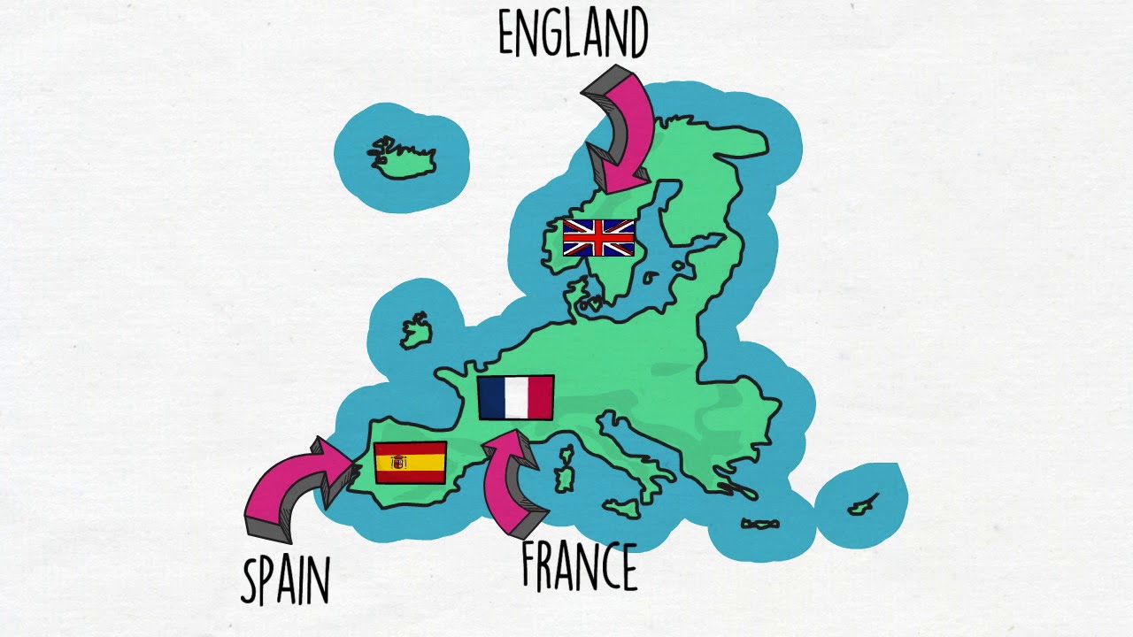 Why did European countries explore and colonize North America?