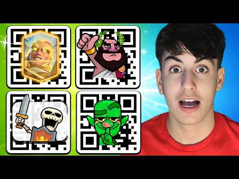 8 NEW QR CODES THAT ACTUALLY WORK IN Clash Royale!