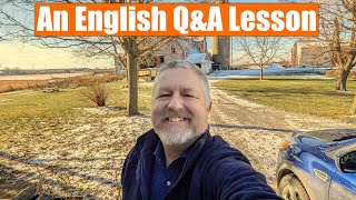 A Live English Lesson with Bob - Bring Your Questions!
