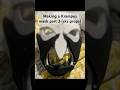 Making A Krampus Mask Part 3 My Son Will Have This By October Krampus Sksprops Son