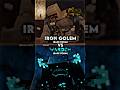 Warden Vs Iron Golem