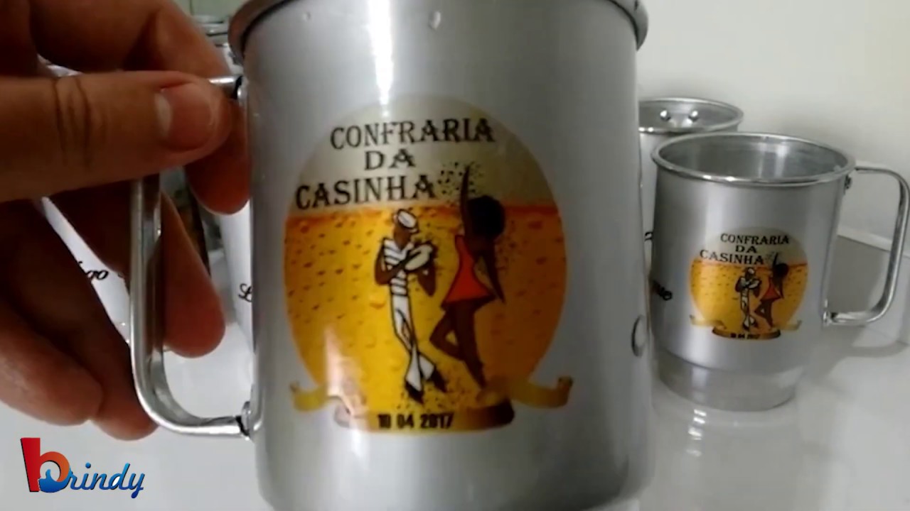 Gráfica Brindy | Caneca de Alumínio 500ml Personalizada