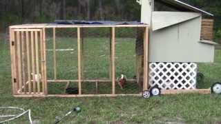 Homemade Chicken Run and Salvaged Coop Update