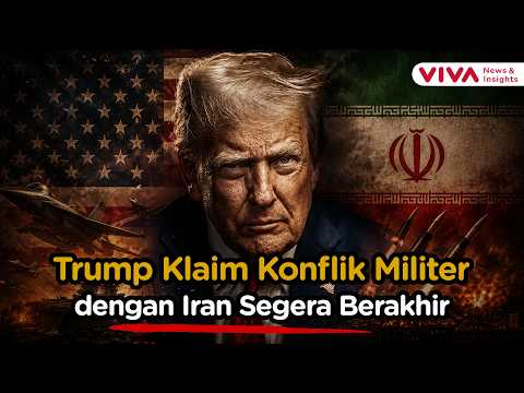 Trump Percaya Diri Sebut Perang AS Iran Akan Segera Berakhir