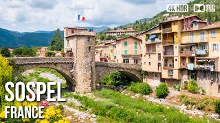 Sospel The Marvelous 5th Century Town - 🇫🇷 France [4K HDR] Walking Tour