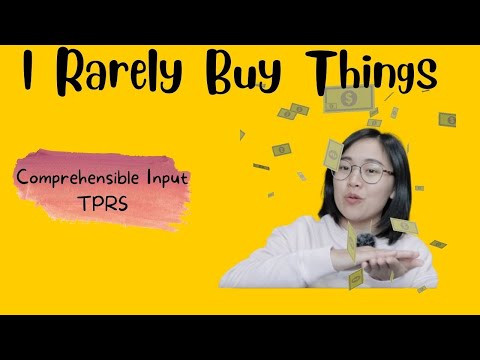 Intermediate | I Rarely Buy Things |  Comprehensible Input Chinese | TPRS | Slow Clear Chinese