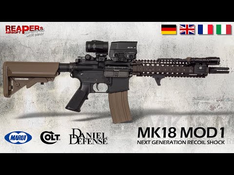 [Review] Marui MK18 Next Gen Recoil Shock NGRS (Colt,Daniel Defense) 6mm BB Airsoft (EN subtitles)