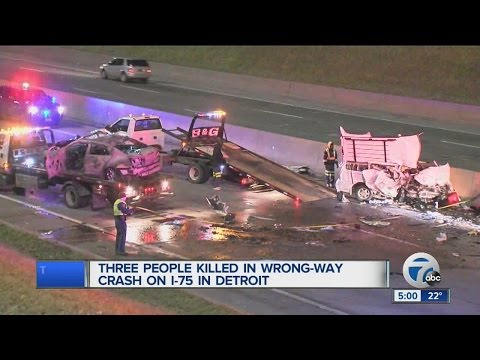 Three killed in wrong way crash on I-75