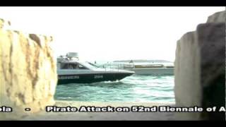 Pirate Rabbit Attacks Art Biennale in Venice - Coniglio Pirata Biennale Venezia