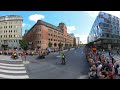Bikes On Pride Parade In Stockholm 5 August 2023 In 360 Movie 360 VR