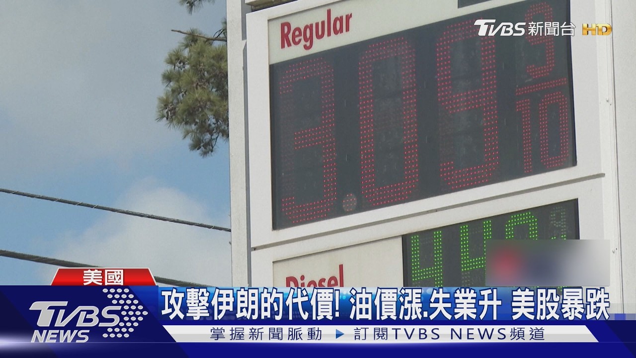 影音/攻擊伊朗的代價! 原油單日漲12% 美國車主:油沒加滿也心痛