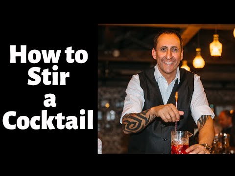 Negroni Variation- Berry Nice Negroni & How to stir a cocktail/ Let's Talk Drinks