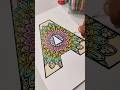 Alphabet ˏˋ A ˎˊ Mandala Art Art Alphabet Mandala Shortsfeed Pastel Colors Drawing
