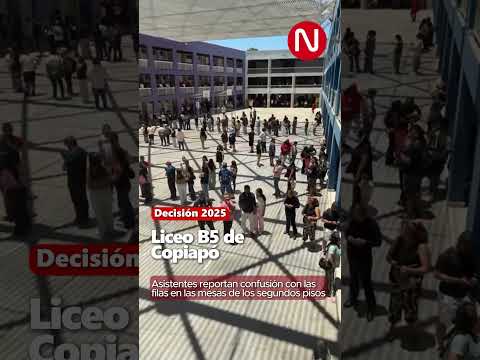 En el Liceo B5 sigue la confusión con las filas en las mesas de los segundos pisos