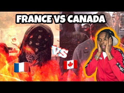 AMERICAN REACTS TO French Drill  RAP vs Canadian Drill FT. freeze Corleone, ziak, gazo, vt