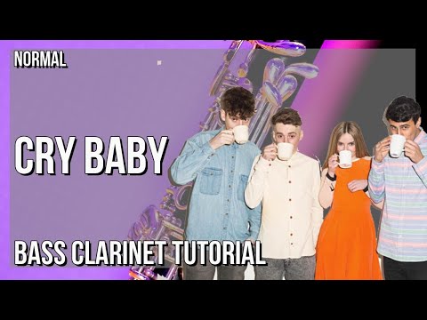 How to play Cry Baby by Clean Bandit & Anne Marie ft David Guetta on Bass Clarinet (Tutorial)