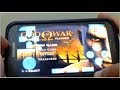 JOGANDO GOD OF WAR NO CELULAR + TUTORIAL ...