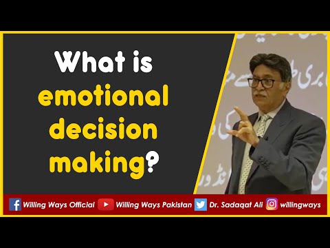 What is emotional decision making?