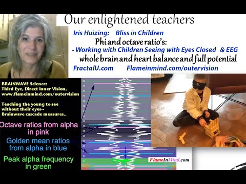 FractalU: Iris Huizing & Dan Winter  Bliss in Children  & Seeing w/Eyes Closed - & EEG FLAMEINMIND