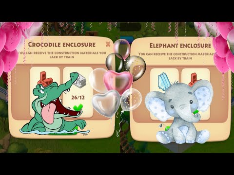 Township Opening Elephant and Crocodile Enclosures | Township gameplay Level 42