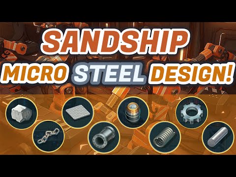 Sandship Crafting Factory - Whole Micro Factory Steel Production! [HD]