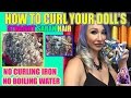How to curl your Doll's Hair, Monster High Frankie ...