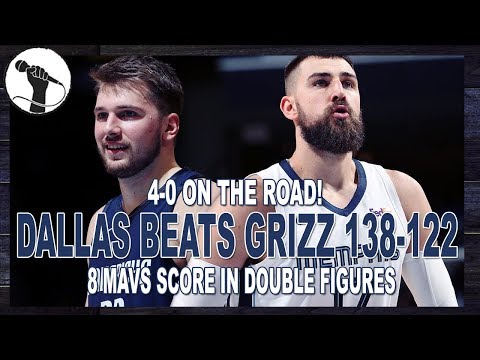 Dallas Mavericks bounce back with 138-122 win in Memphis vs Grizzlies