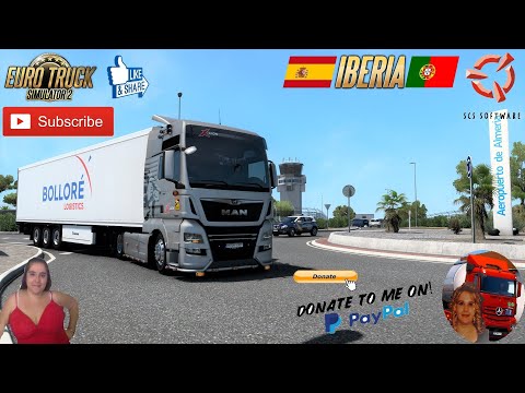 Euro Truck Simulator 2 (1.40) MAN TGX Euro6 Delivery Almeria to Granada Spain + DLC's & Mods