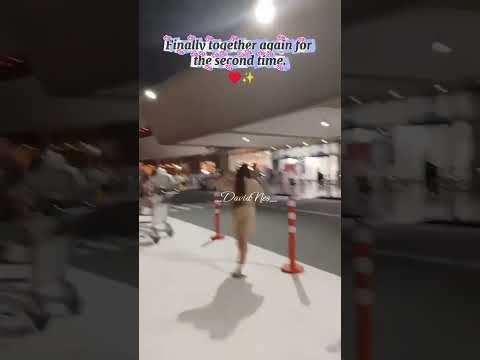 From finger counts to airport gates, the wait is over — we finally meet for the second time. 🥺❤️