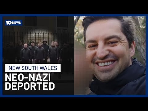 Neo-Nazi Protester Matthew Gruter Leaves Australia After Visa Revoked | 10 News
