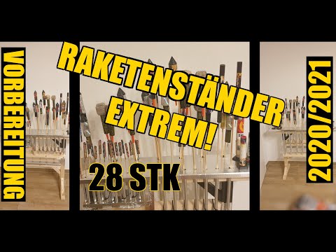 Unser Raketenständer 2020/2021!! Fettes Teil! Anleitung?