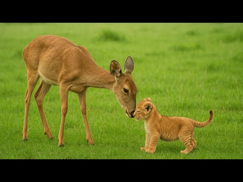 Deer Adopts Lion Cub After Mother Died, What Happened Years Later Will Shock You