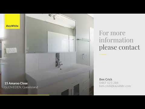 15 Amaroo Close, Glen Eden, QLD 4680, 3 Schlafzimmer, 1 Badezimmer, House