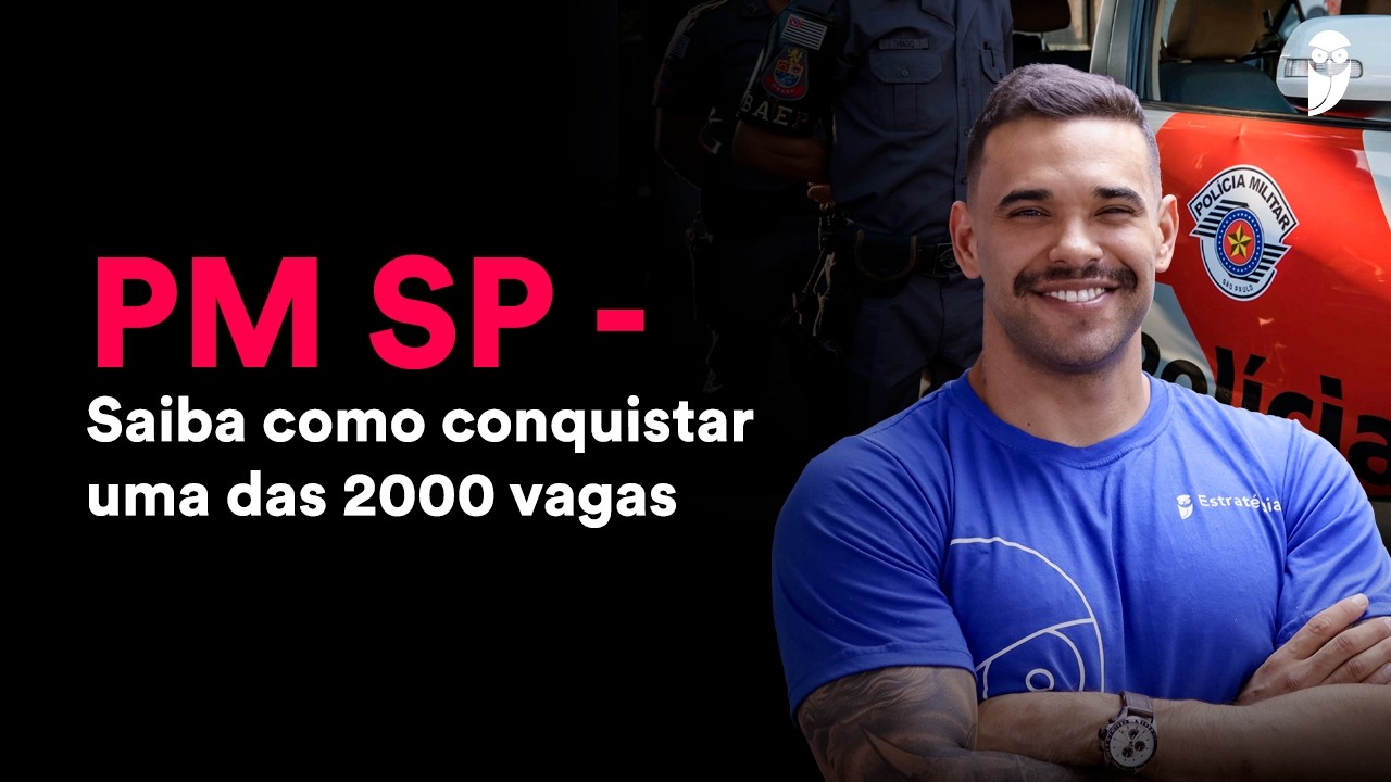 Saiba como estudar para a PM SP 2026 - Dicas de estudos