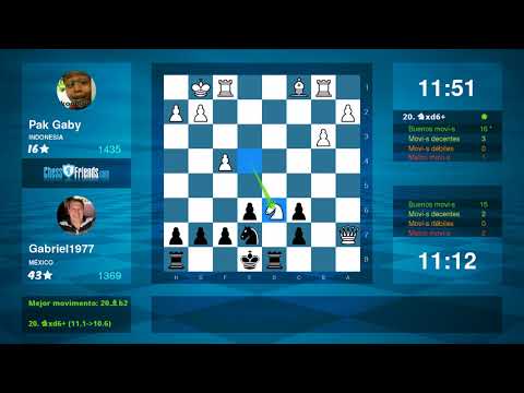 Chess Game Analysis: Pak Gaby - Gabriel1977 : 1-0 (By ChessFriends.com)