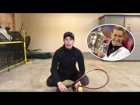 Stay At Home Tennis Exercises: Steffi Graf Footwork Drill